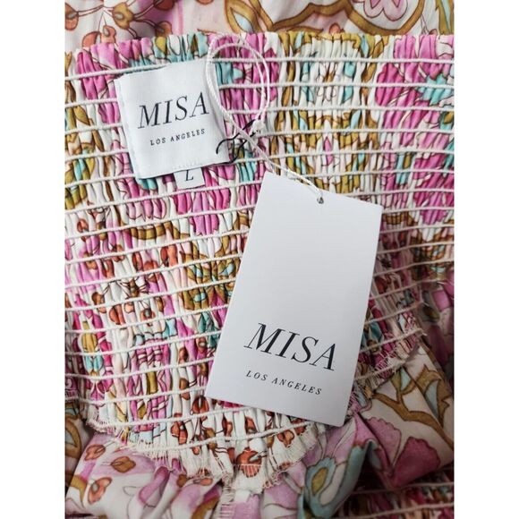 Anthroplogie Misa Ziba Veranda Floral Pants Size L - Picture 5 of 7